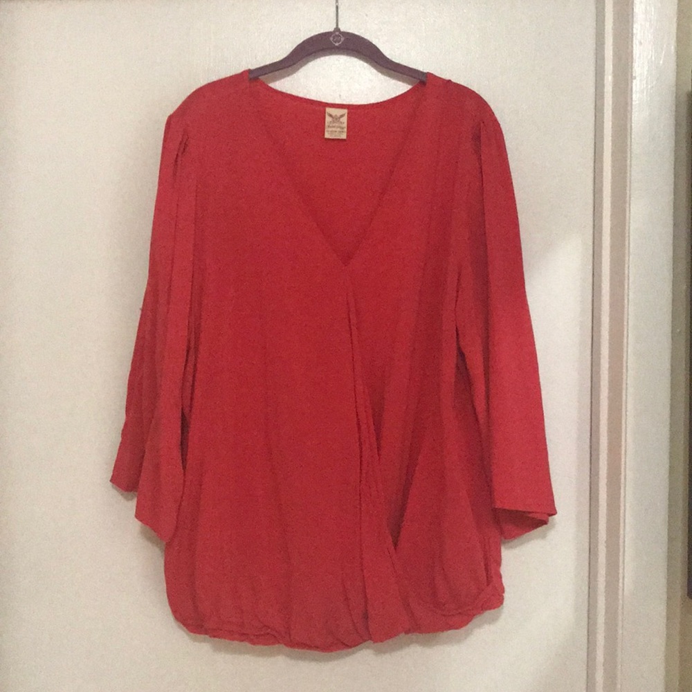 Faded Glory Surplus Top Size 3X